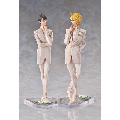 Doukyusei Pack de 2 Estatuas PVC 1/7 Hikaru Kusakabe & Licht Sajo: Wedding Ver. 24 cm