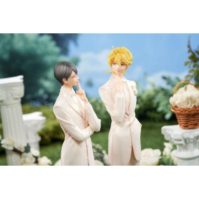 Doukyusei Pack de 2 Estatuas PVC 1/7 Hikaru Kusakabe & Licht Sajo: Wedding Ver. 24 cm