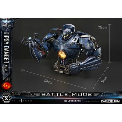 Pacific Rim Busto tamaño natural Gipsy Danger Battle Mode 75 cm