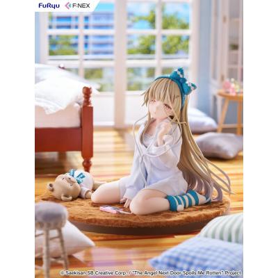 The Angel Next Door Spoils Me Rotten F:Nex Estatua PVC 1/7 Mahiru Shiina Relax Ver. 14 cm