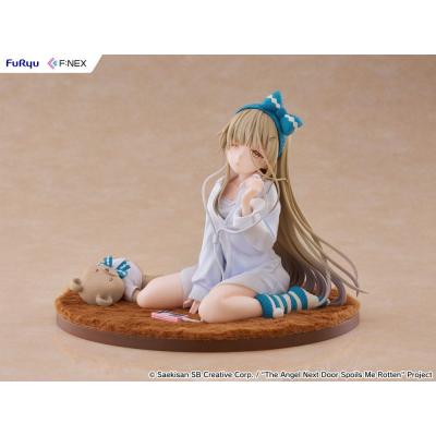 The Angel Next Door Spoils Me Rotten F:Nex Estatua PVC 1/7 Mahiru Shiina Relax Ver. 14 cm
