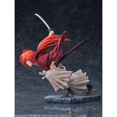 Rurouni Kenshin: Meiji Kenkaku Romantan Kyoto Douran Estatua PVC 1/6 Kenshin Himura Amakakeruryuunohirameki Ver. 26 cm