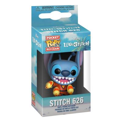 Lilo & Stitch Pocket POP! Vinyl Stitch w/ Blaster 4 cm Expositor (12)