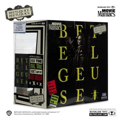 Beetlejuice Beetlejuice Pack de 4 Estatuas Movie Maniacs 15 cm