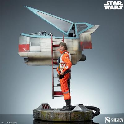 Star Wars Estatua Premium Format Luke Skywalker & X-Wing: Red Five, Standing By 76 cm