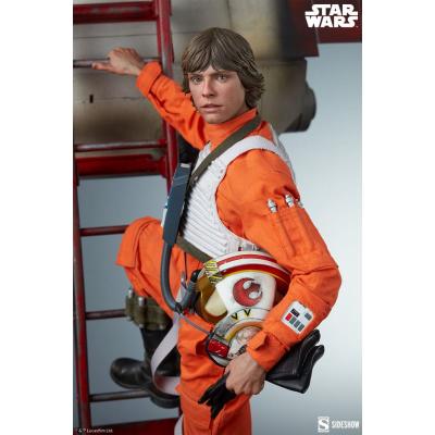 Star Wars Estatua Premium Format Luke Skywalker & X-Wing: Red Five, Standing By 76 cm