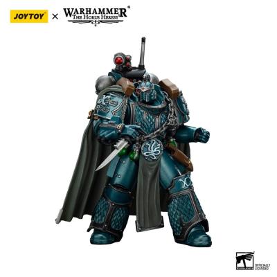Warhammer The Horus Heresy Figura Alpha Legion Exodus The One who is Many With Sniper Rifle And Power Dagger 20 cm