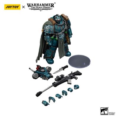 Warhammer The Horus Heresy Figura Alpha Legion Exodus The One who is Many With Sniper Rifle And Power Dagger 20 cm