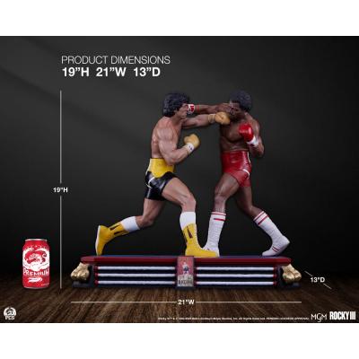 Rocky III Diorama 1/4 Statuette Rocky Balboa & Apollo Creed 48 cm