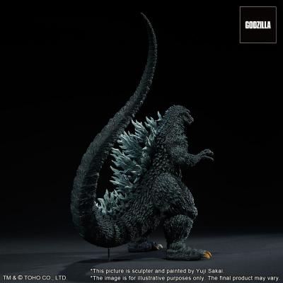 Godzilla × Mechagodzilla 2002 Estatua PVC TOHO Yuji Sakai Modeling Collection Godzilla Battle in the Storm 28 cm
