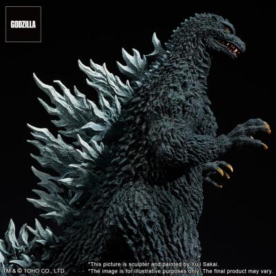 Godzilla × Mechagodzilla 2002 Estatua PVC TOHO Yuji Sakai Modeling Collection Godzilla Battle in the Storm 28 cm