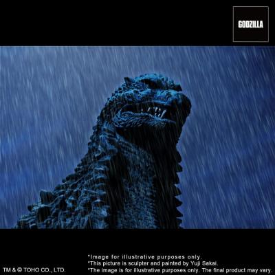 Godzilla × Mechagodzilla 2002 Estatua PVC TOHO Yuji Sakai Modeling Collection Godzilla Battle in the Storm 28 cm