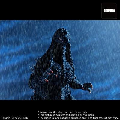 Godzilla × Mechagodzilla 2002 Estatua PVC TOHO Yuji Sakai Modeling Collection Godzilla Battle in the Storm 28 cm