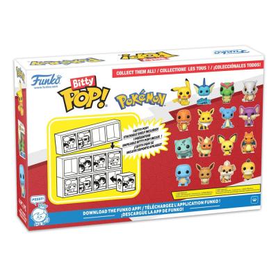 Pokémon Pack de 4 Figuras Bitty POP! Vinyl Series 1 2 cm