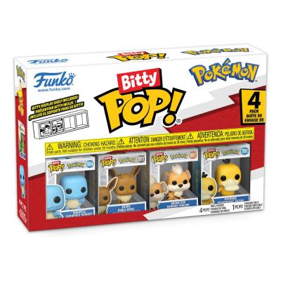 Pokémon Pack de 4 Figuras Bitty POP! Vinyl Series 4 2 cm