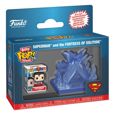 DC Comics Bitty POP! Towns Vinyl Figura Superman and the Fortress of Solitude