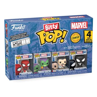 Spider-Man Pack de 4 Figuras Bitty POP! Vinyl Series 1 2 cm
