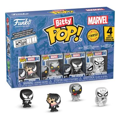 Spider-Man Pack de 4 Figuras Bitty POP! Vinyl Series 3 2 cm