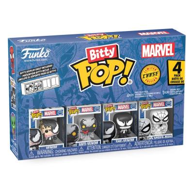 Spider-Man Pack de 4 Figuras Bitty POP! Vinyl Series 3 2 cm