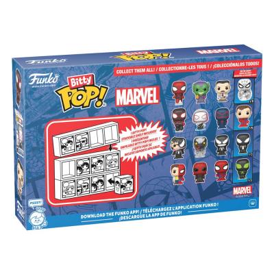 Spider-Man Pack de 4 Figuras Bitty POP! Vinyl Series 4 2 cm