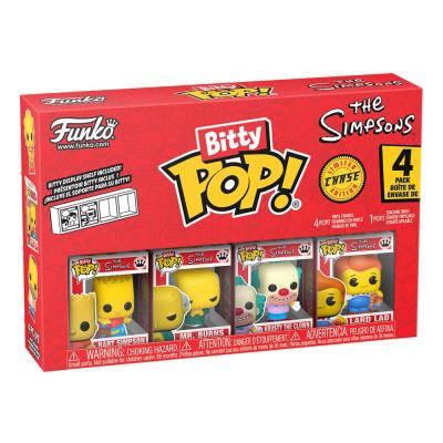 Los Simpson Pack de 4 Figuras Bitty POP! Vinyl Series 1 2 cm