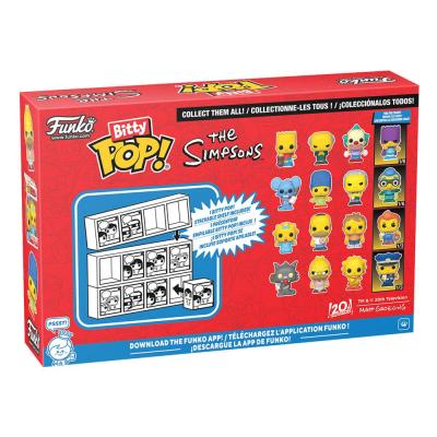 Los Simpson Pack de 4 Figuras Bitty POP! Vinyl Series 2 2 cm