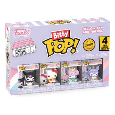 Hello Kitty and Friends Pack de 4 Figuras Bitty POP! Vinyl Series 3 2 cm