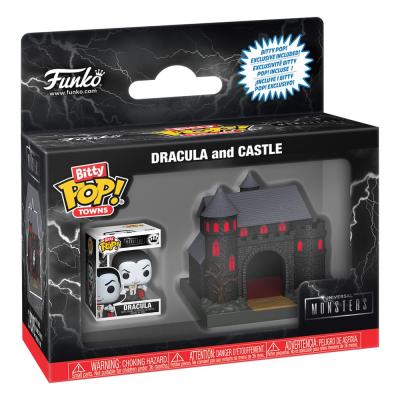 Universal Monsters Bitty POP! Towns Vinyl Figura Dracula with Castle
