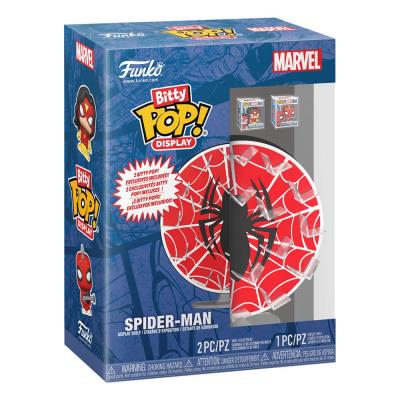 Marvel Bitty POP! Display Expositor con 2 Figuras de vinilo Spider-Man Web
