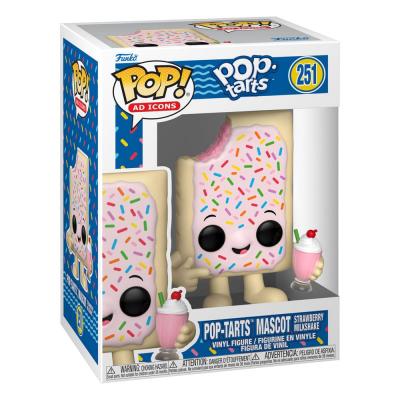 Pop-Tarts POP! Ad Icons Vinyl Figura Pop-Tarts Mascot Strawberry Milkshake 9 cm
