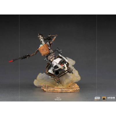 Star Wars The Mandalorian Estatua 1/10 Deluxe Art Scale IG-11 & The Child 20 cm