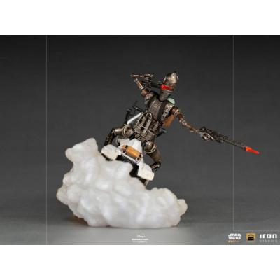 Star Wars The Mandalorian Estatua 1/10 Deluxe Art Scale IG-11 & The Child 20 cm