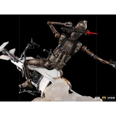 Star Wars The Mandalorian Estatua 1/10 Deluxe Art Scale IG-11 & The Child 20 cm