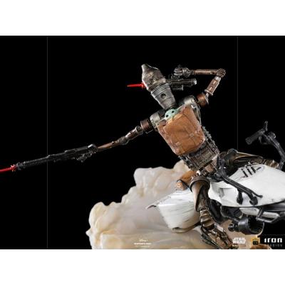 Star Wars The Mandalorian Estatua 1/10 Deluxe Art Scale IG-11 & The Child 20 cm