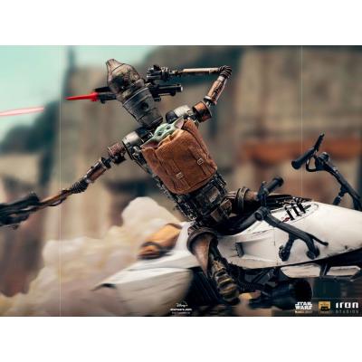 Star Wars The Mandalorian Estatua 1/10 Deluxe Art Scale IG-11 & The Child 20 cm
