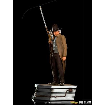 Regreso al Futuro III Estatua 1/10 Art Scale Doc Brown 32 cm