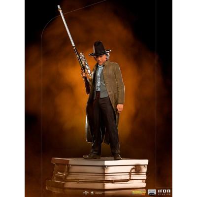 Regreso al Futuro III Estatua 1/10 Art Scale Doc Brown 32 cm
