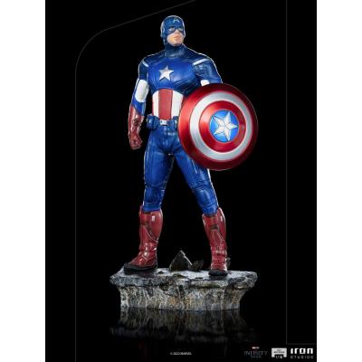 The Infinity Saga Estatua BDS Art Scale 1/10 Captain America Battle of NY 23 cm