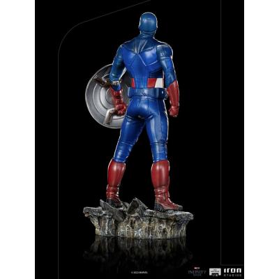 The Infinity Saga Estatua BDS Art Scale 1/10 Captain America Battle of NY 23 cm