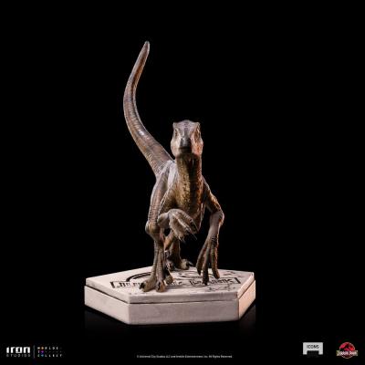 Jurassic World Icons Estatua Velociraptor B 9 cm