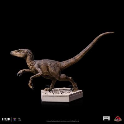 Jurassic World Icons Estatua Velociraptor B 9 cm