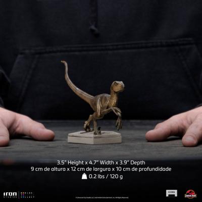 Jurassic World Icons Estatua Velociraptor B 9 cm