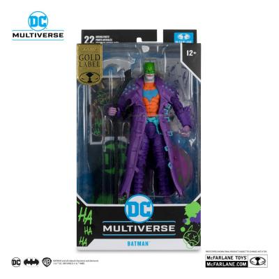 DC Multiverse Figura Batman (Dark Nights: Death Metal) Jokerized (Gold Label) 18 cm