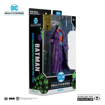 DC Multiverse Figura Batman (Dark Nights: Death Metal) Jokerized (Gold Label) 18 cm
