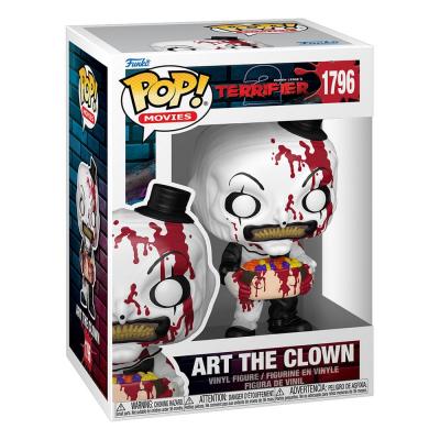 Terrifier 2 Figura POP! Movies Vinyl Art the Clown with Candy Filled Head 9 cm