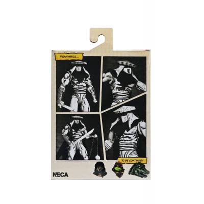 Teenage Mutant Ninja Turtles Figura Foot Assassin Black and White 18 cm