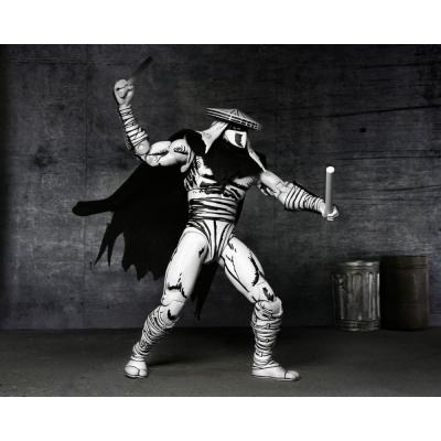Teenage Mutant Ninja Turtles Figura Foot Assassin Black and White 18 cm