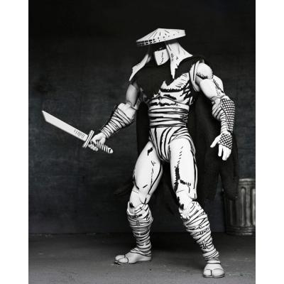 Teenage Mutant Ninja Turtles Figura Foot Assassin Black and White 18 cm