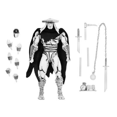 Teenage Mutant Ninja Turtles Figura Foot Assassin Black and White 18 cm