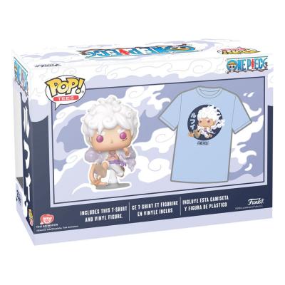 One Piece POP! & Tee Set de Minifigura y Camiseta Luffy Fifth Gear talla XL